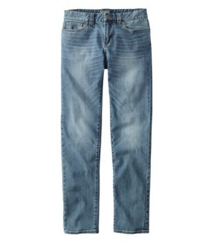 Men's Signature Five-Pocket Jeans with Stretch, Slim Straight