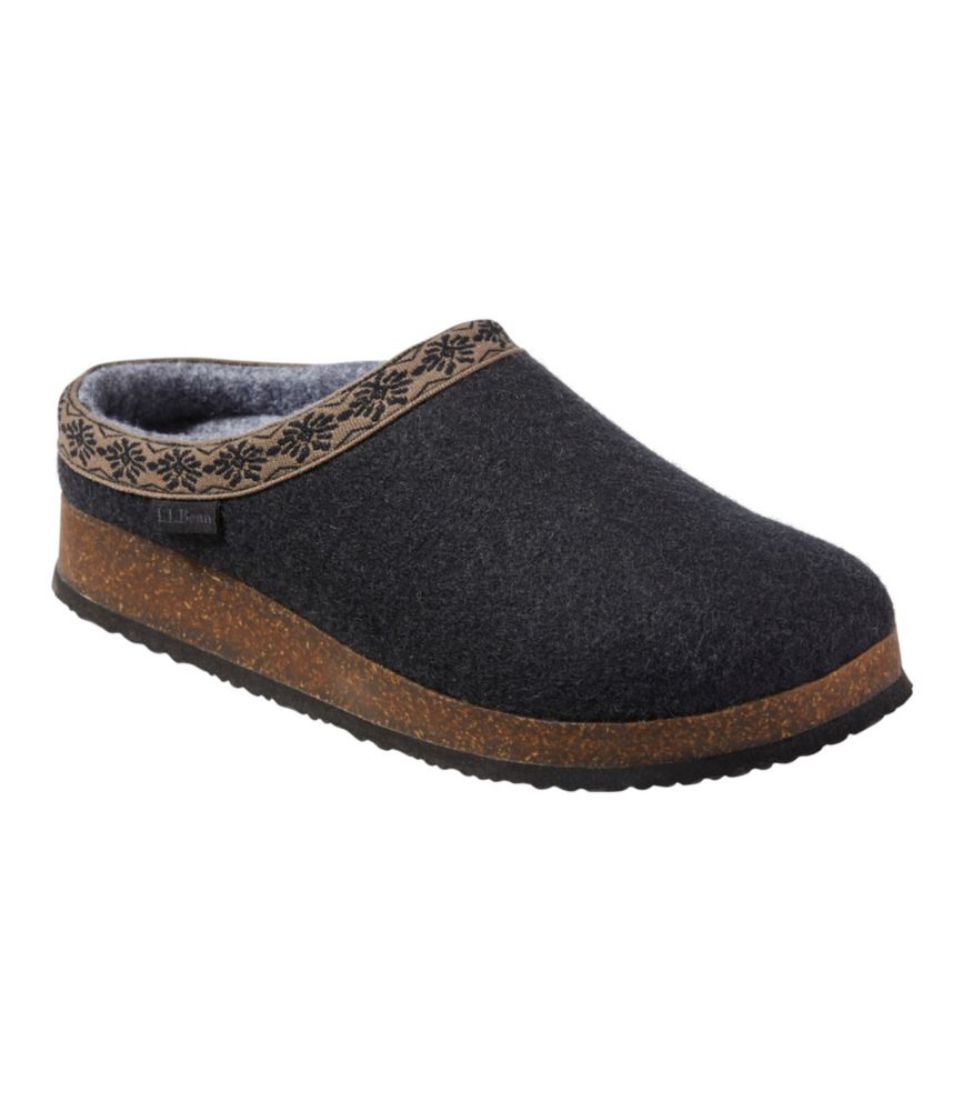 Women's L.L.Bean Wool Slipper Clog, Shale Gray, small image number 6