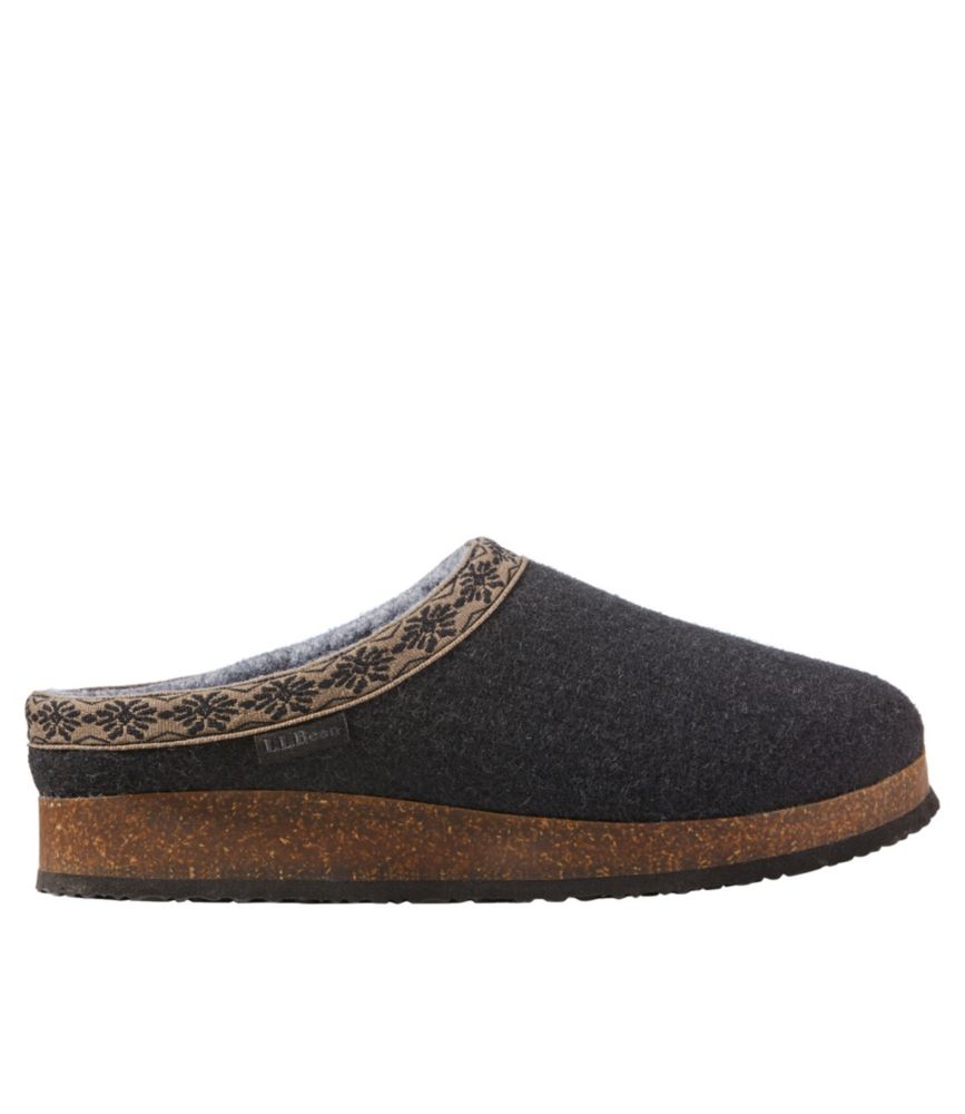 wool slip on clogs