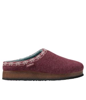 Women's L.L.Bean Wool Slipper Clog