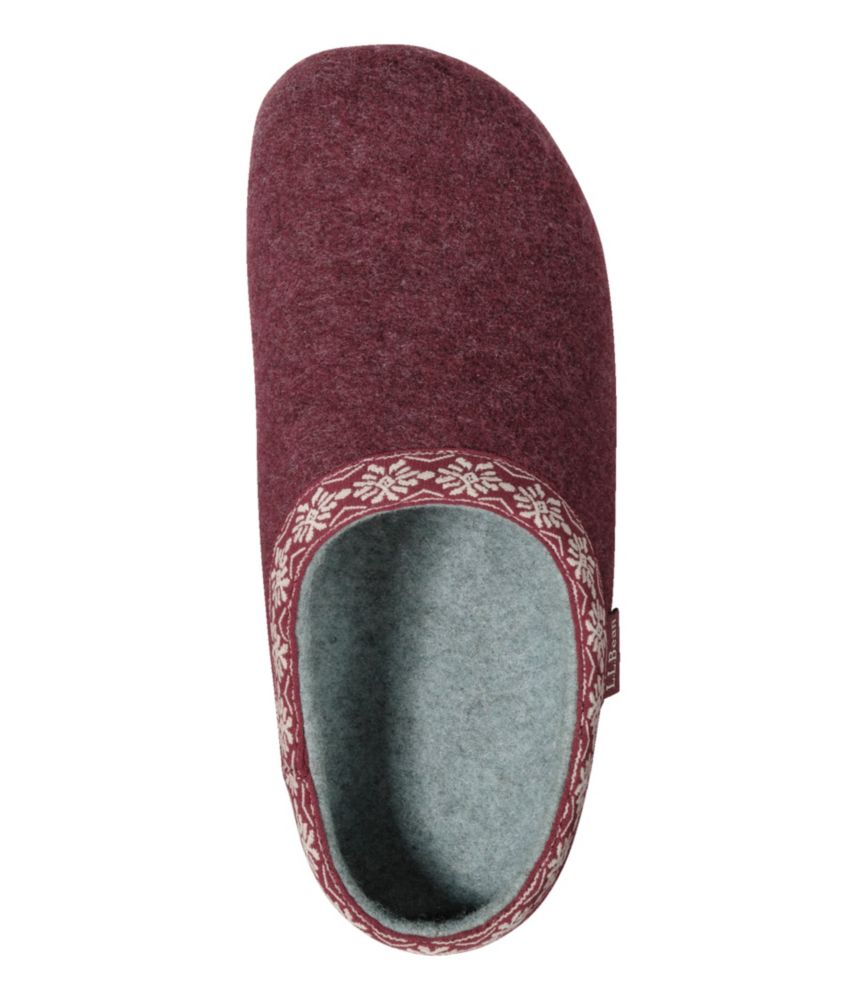 Women's L.L.Bean Wool Slipper Clog