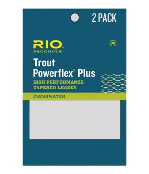 Rio Powerflex Plus 9' Tapered Leaders, 2-Pack