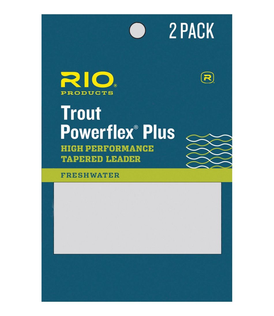 Rio Powerflex Plus 9' Tapered Leaders, 2-Pack