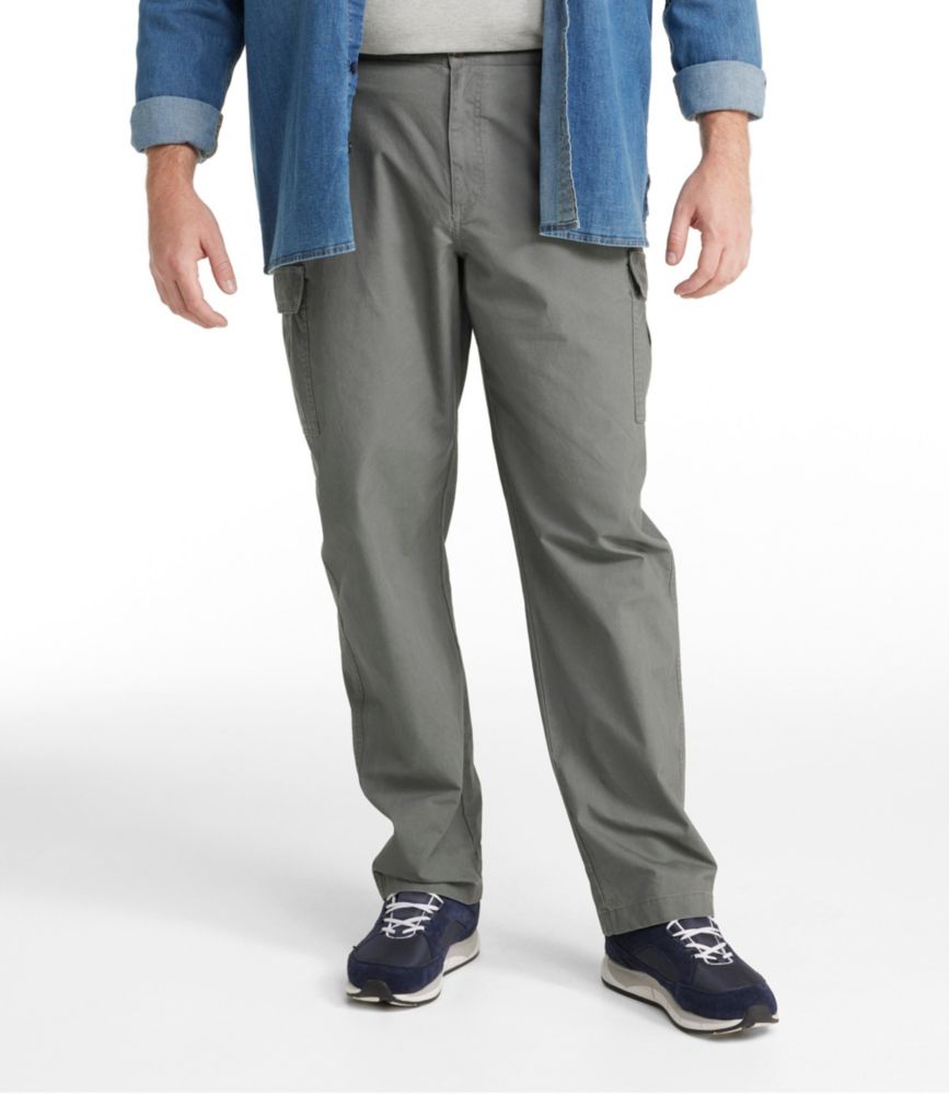 Men's Tropic-Weight Cargo Pants, Classic Fit, Straight Leg, Stone, small image number 4