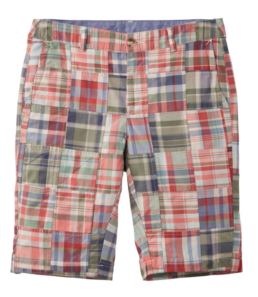 Image of Women's Washed Chino Bermuda Shorts, " Patchwork Pink