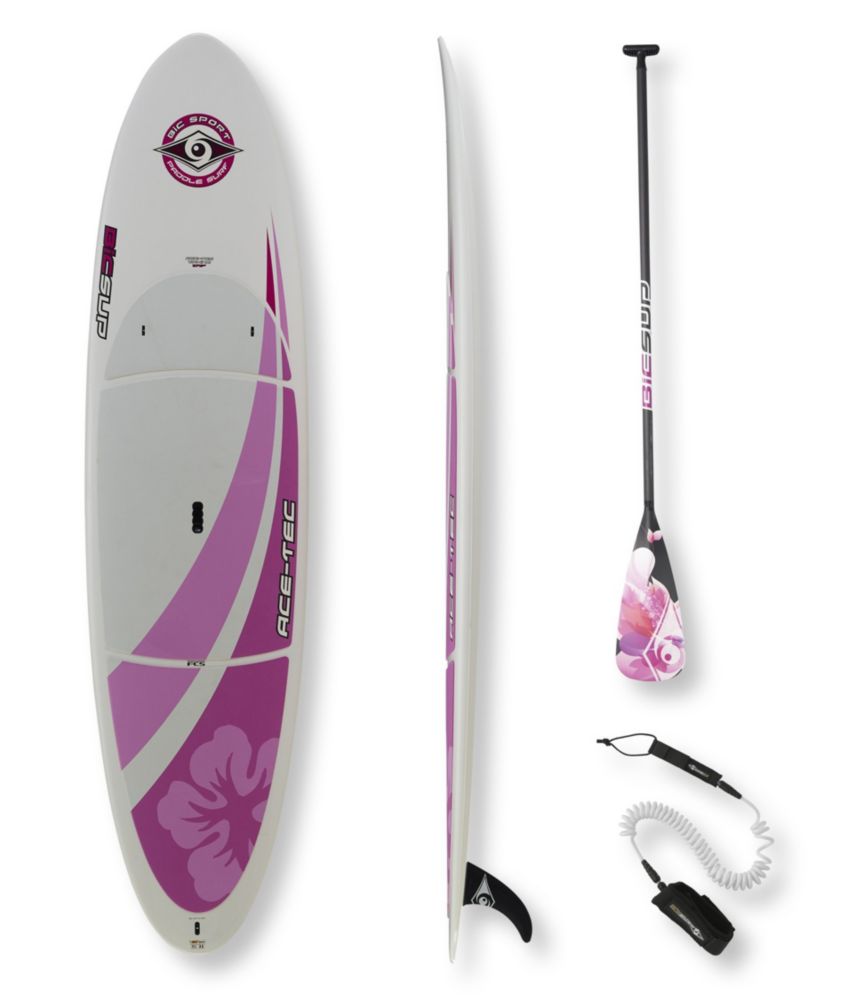 BIC Sport ACE-TEC Performer Wahine Stand Up Paddle Board Package, 10'6 ...