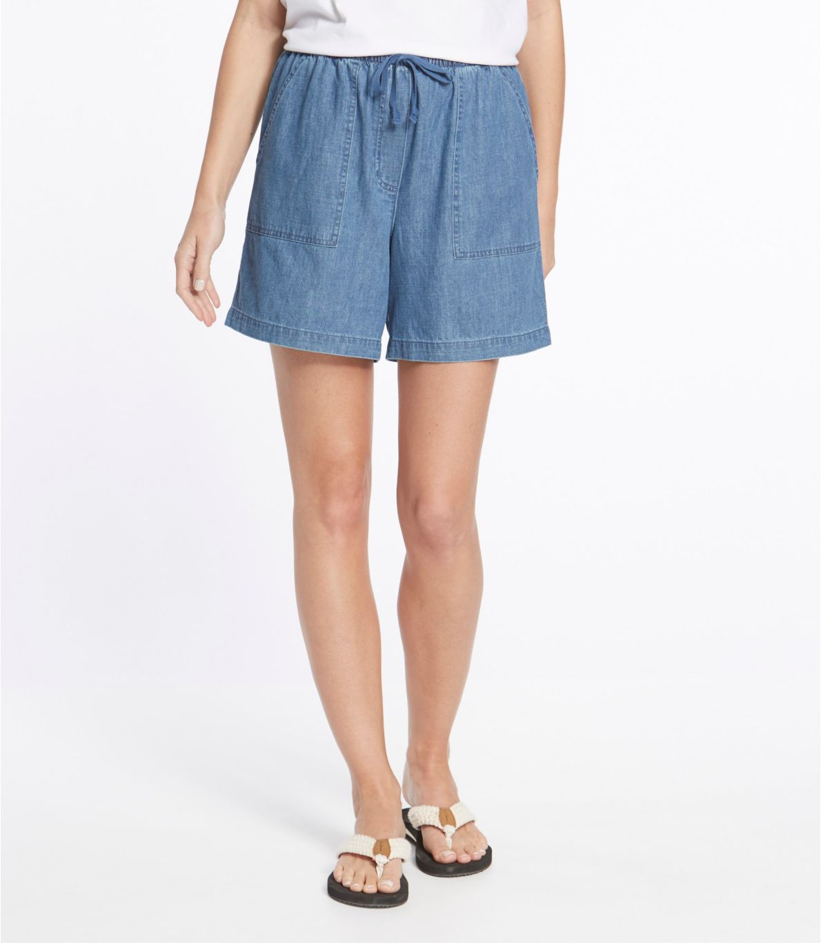 Women's Original Sunwashed Shorts, Denim at L.L. Bean