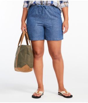 Women's Sunwashed Denim Shorts