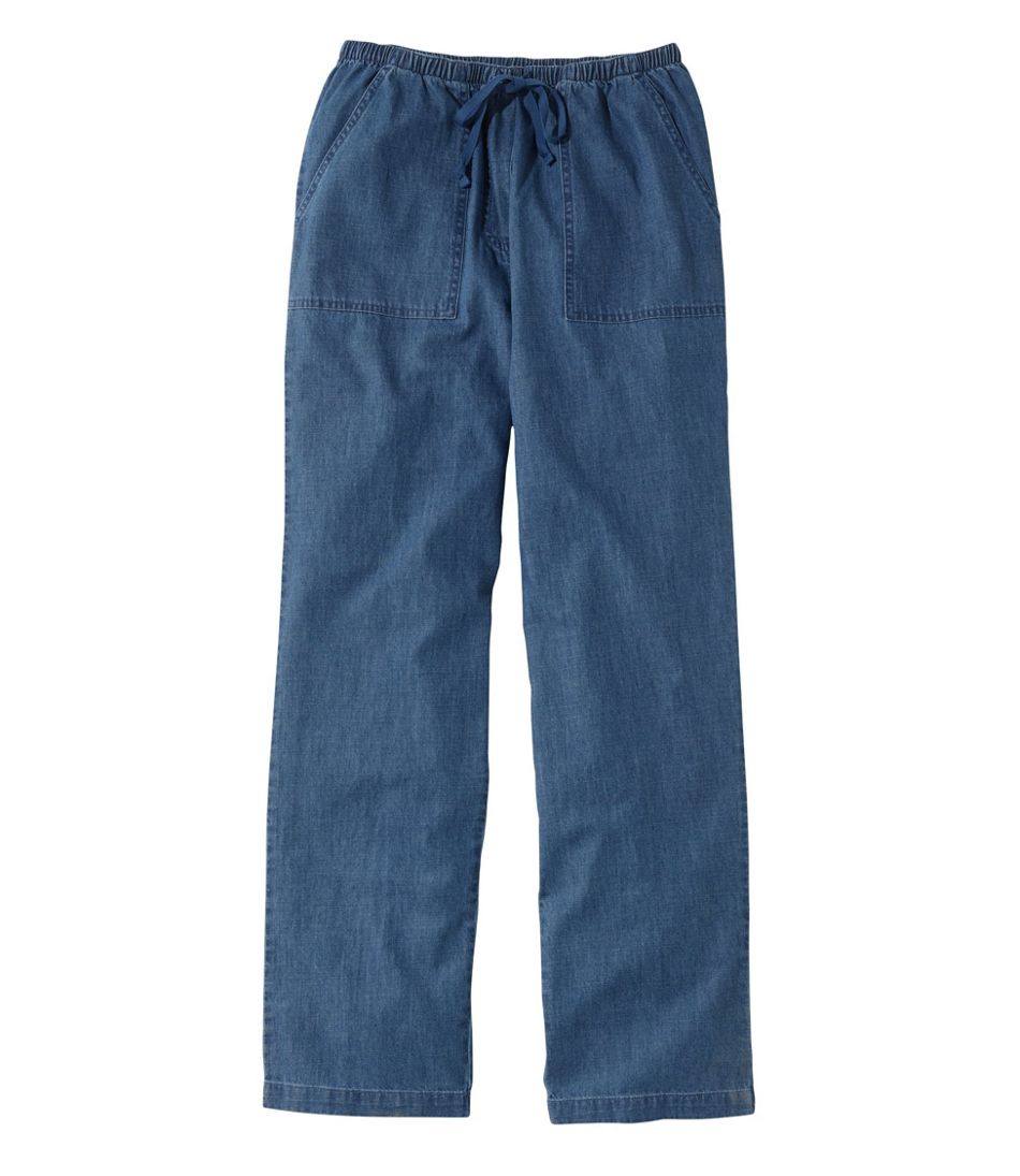 Women's Original Sunwashed Pants, Denim | at L.L.Bean
