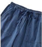 Women's Sunwashed Cropped Pants, Denim