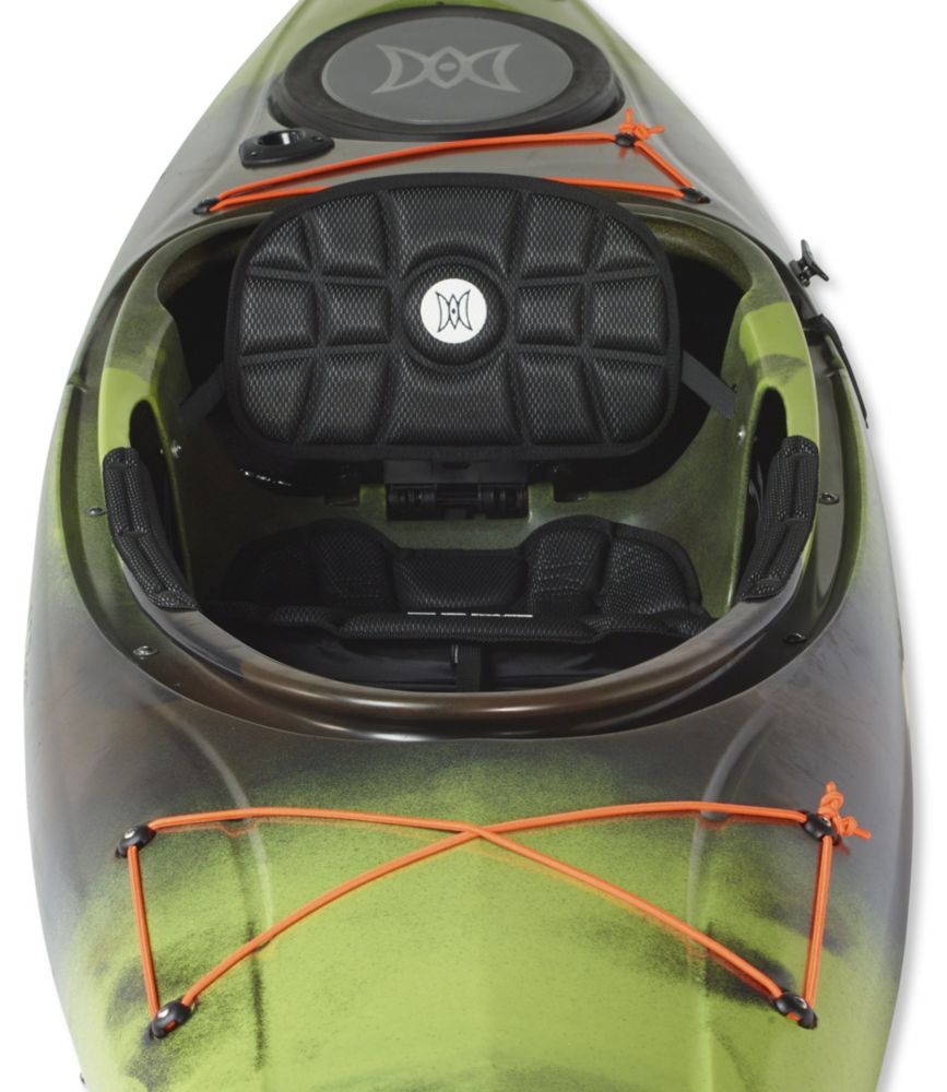 L.L.Bean Manatee 12 Deluxe Angler Kayak Package Paddling at L.L.Bean