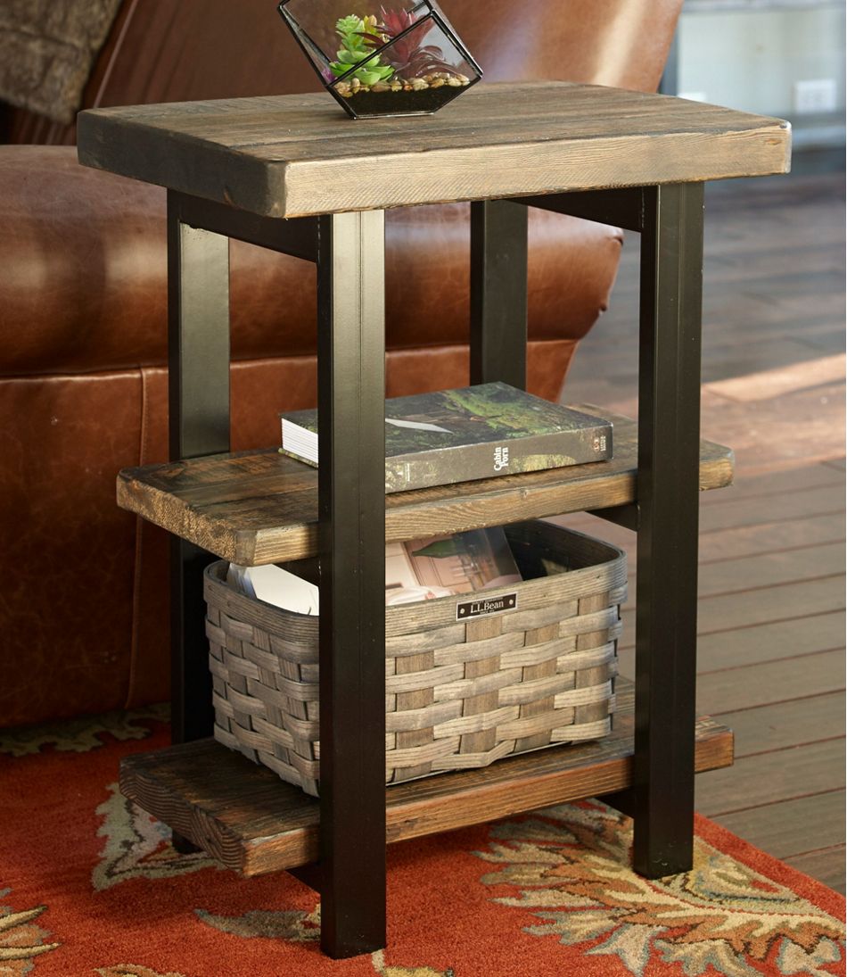 Rough Pine End Table