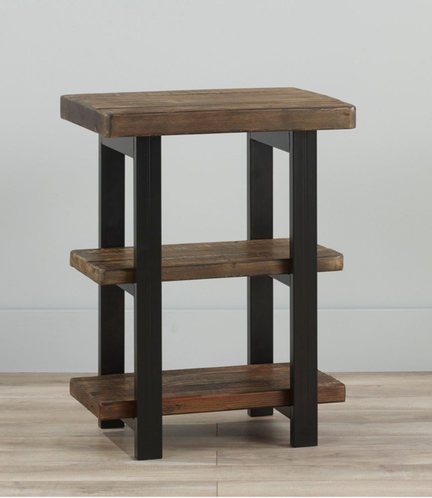 Rough Pine End Table