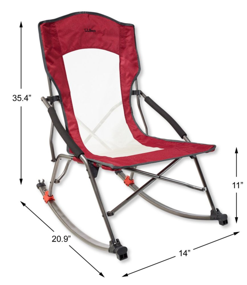 rocking camp chair
