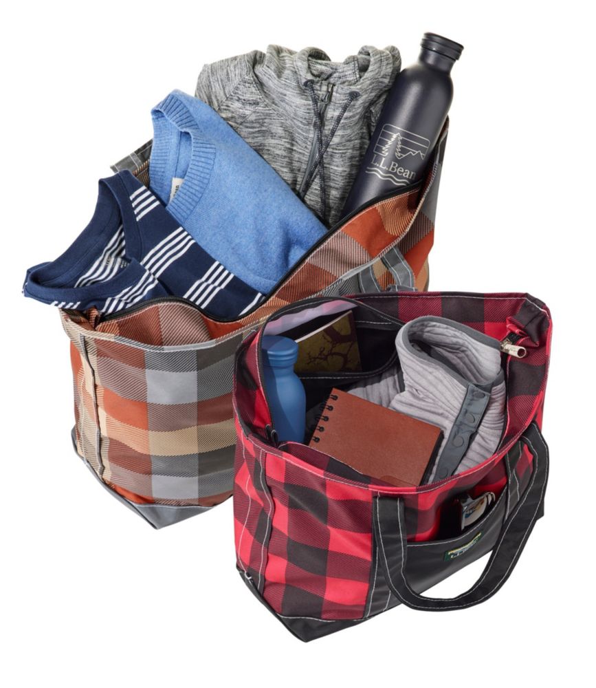 Everyday Lightweight Tote, Plaid, , small image number 4