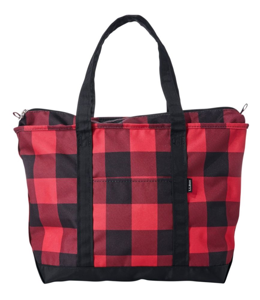 plaid tote bags