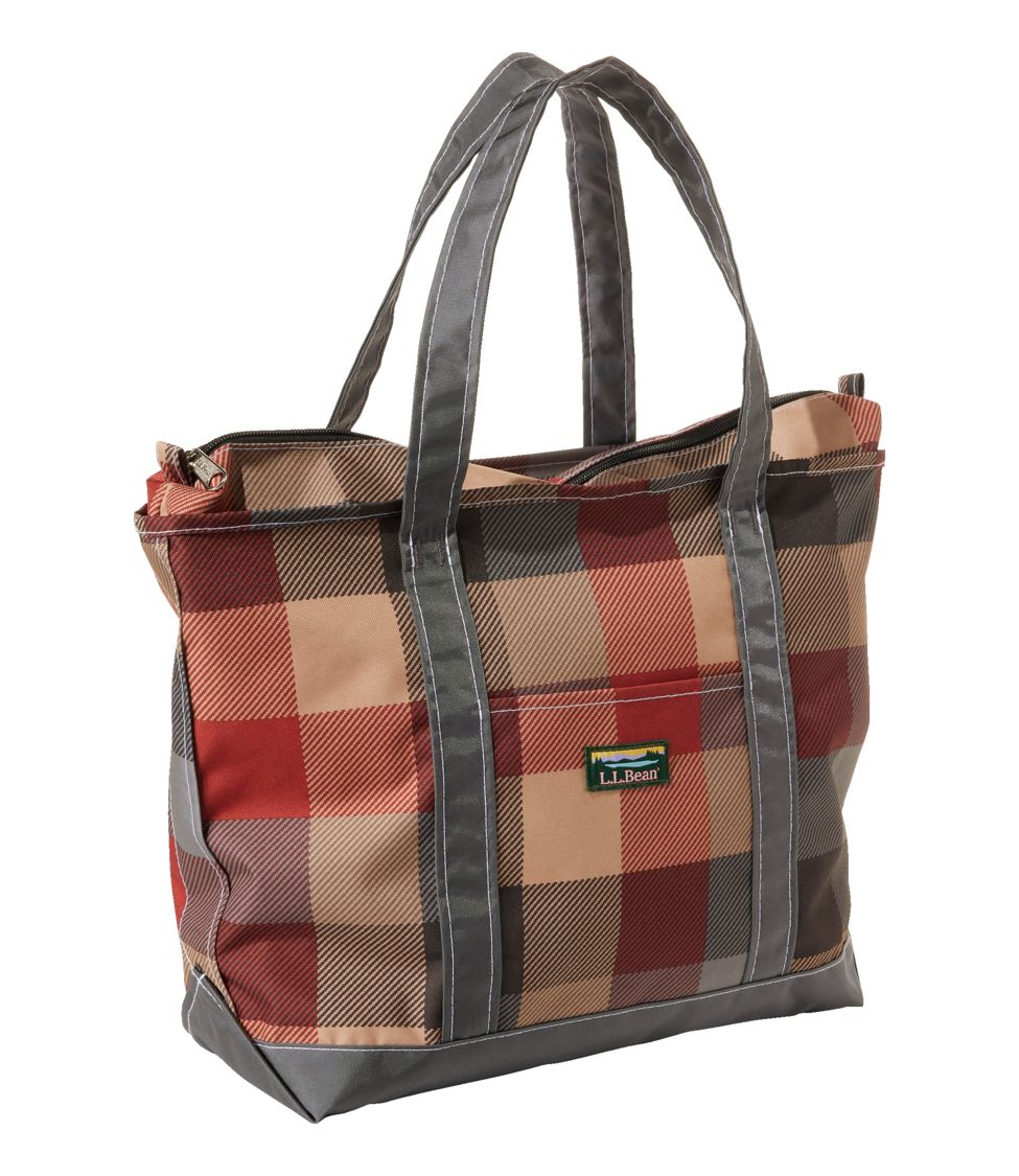 Plaid hot sale tote bag