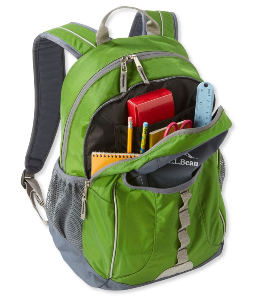 ll bean green backpack