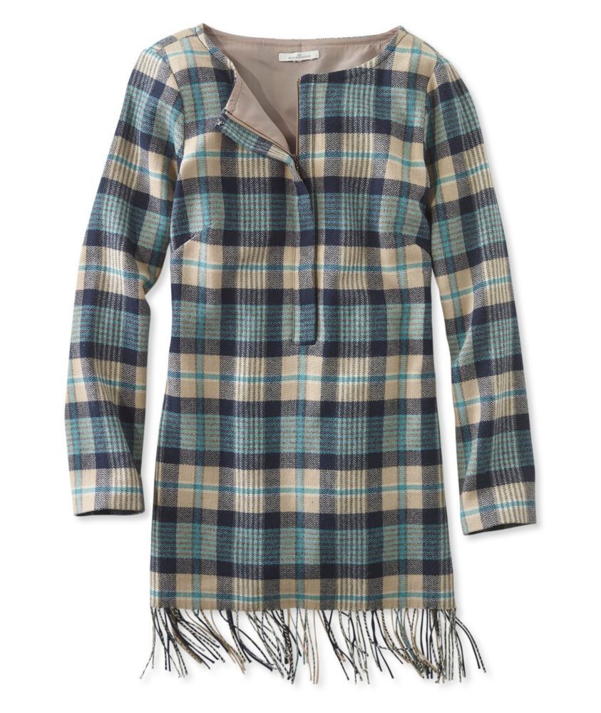 flannel tunic dress