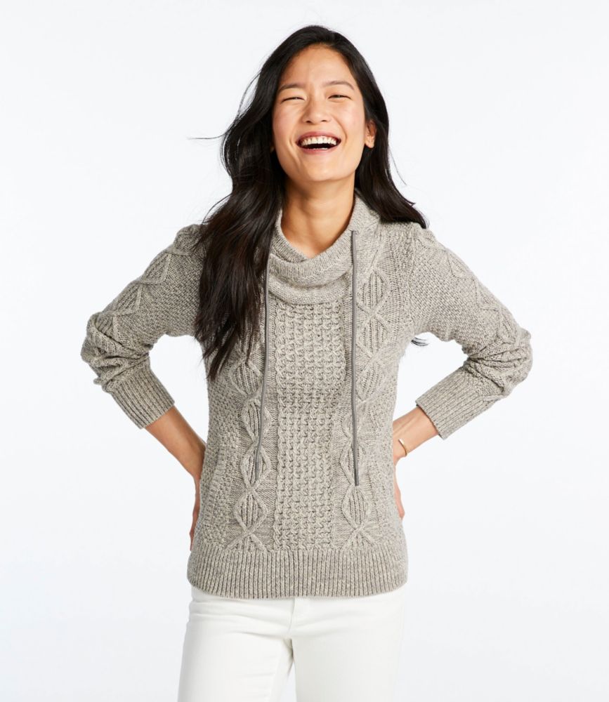 funnel neck sweater women's