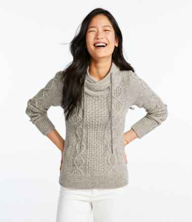 Women's Signature Cotton Funnelneck Sweater