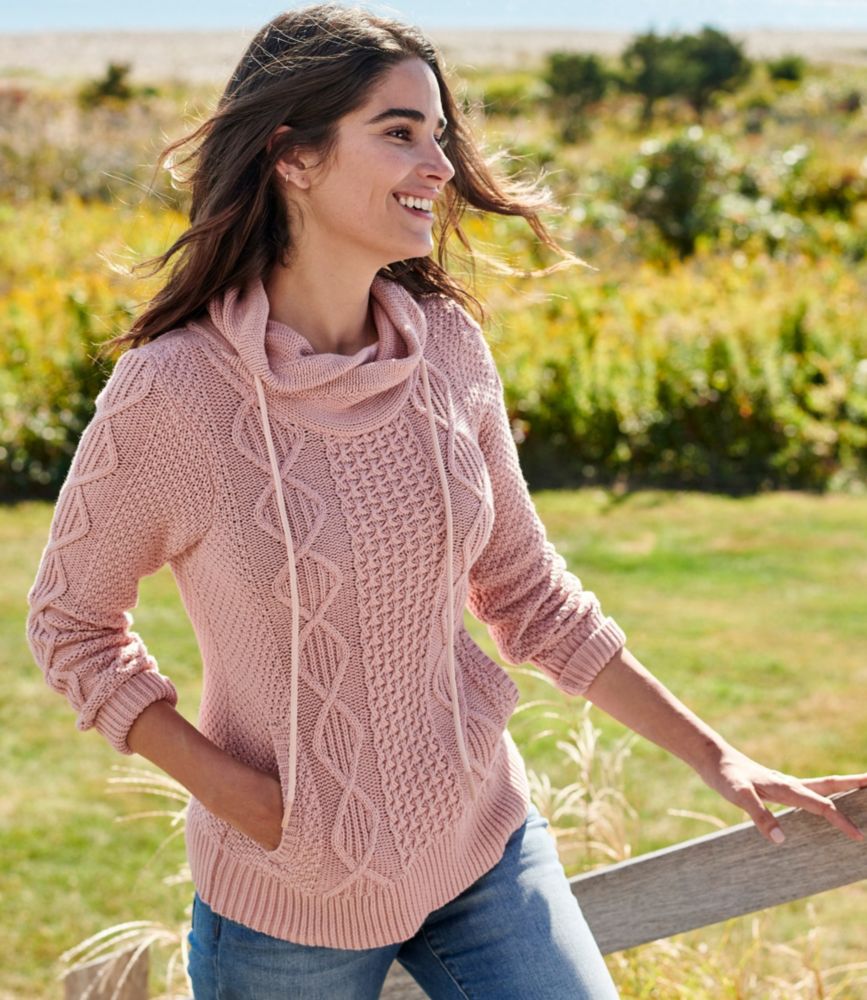 Ll bean funnel neck sweater best sale