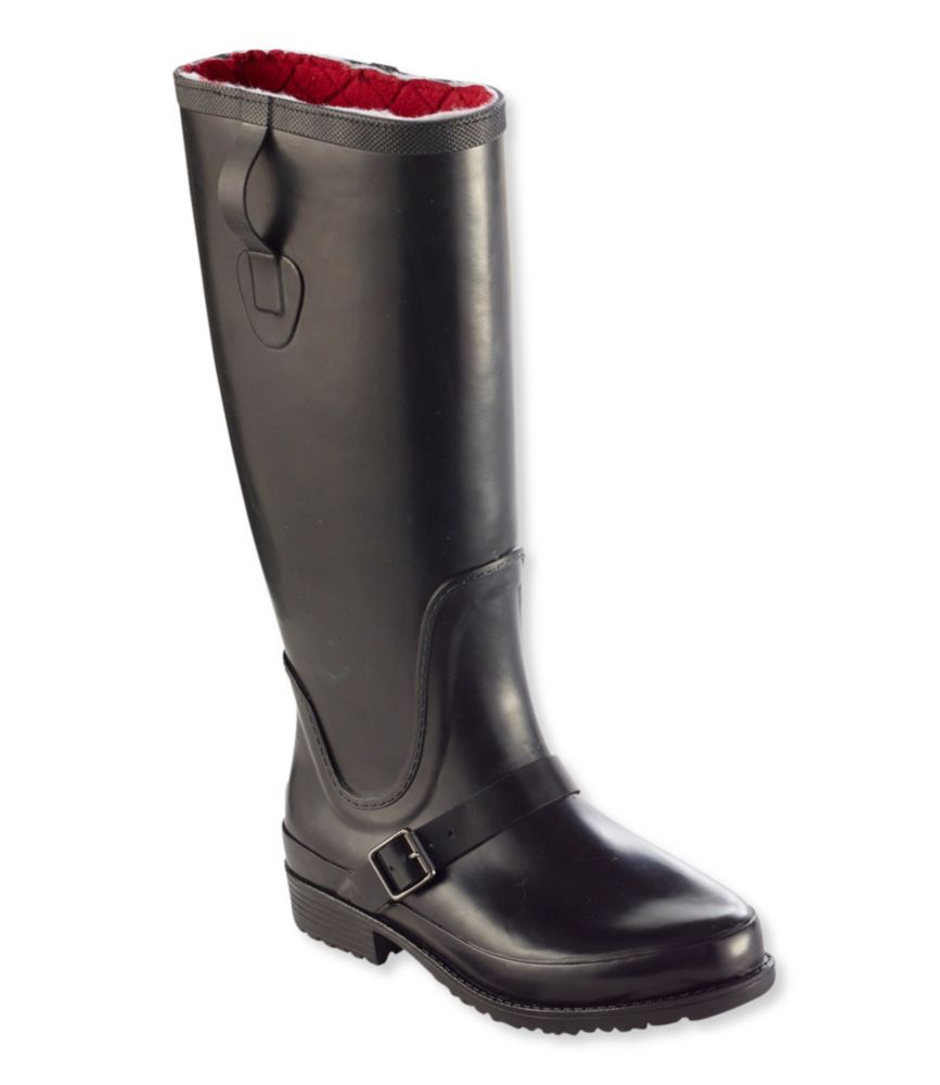 Women's Insulated Wellie Rain Boots, Tall