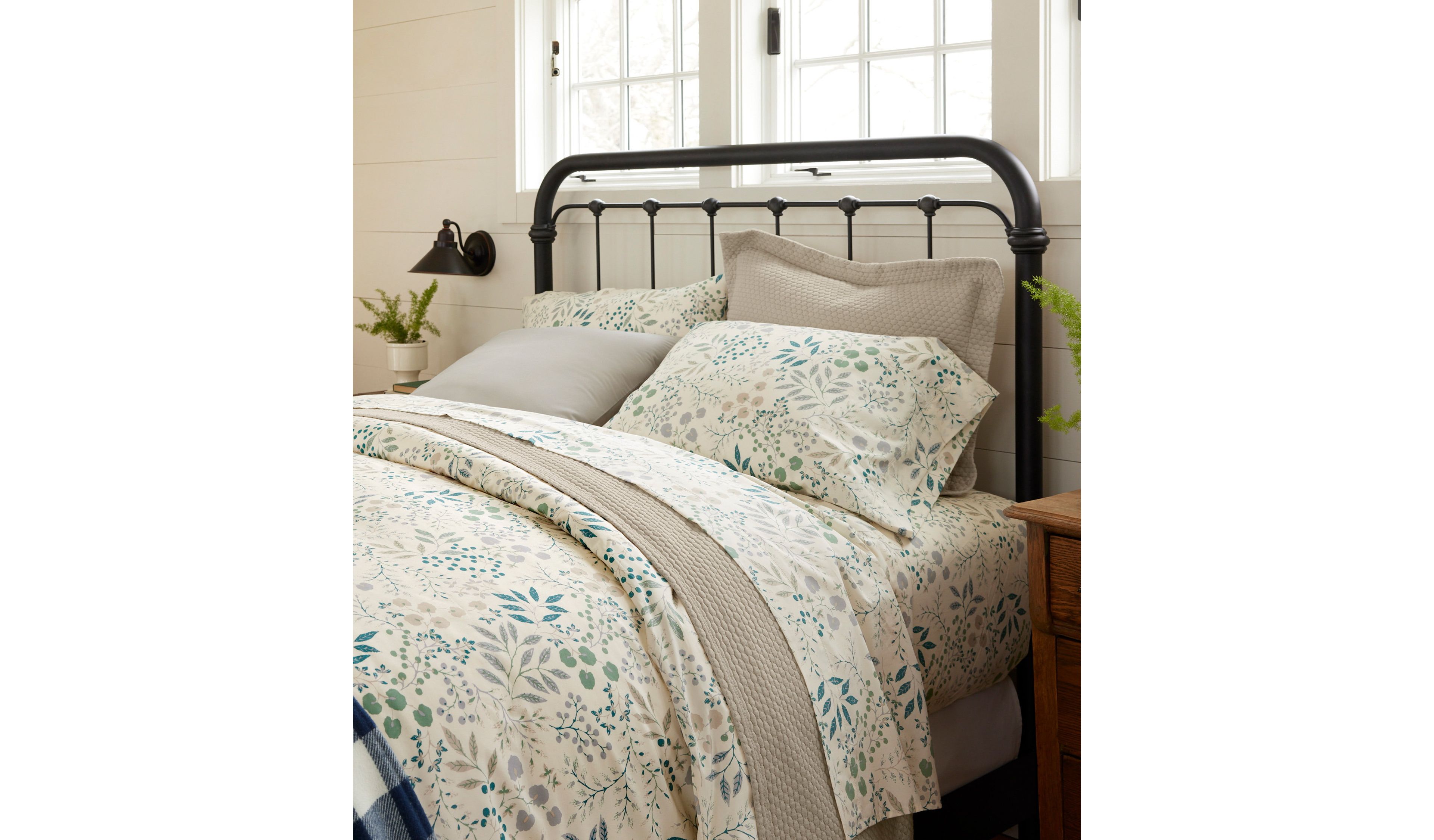 280-Thread-Count Pima Cotton Percale Sheet Set, Print