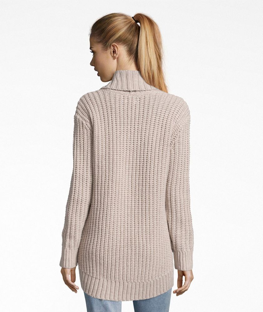 shaker stitch cardigan