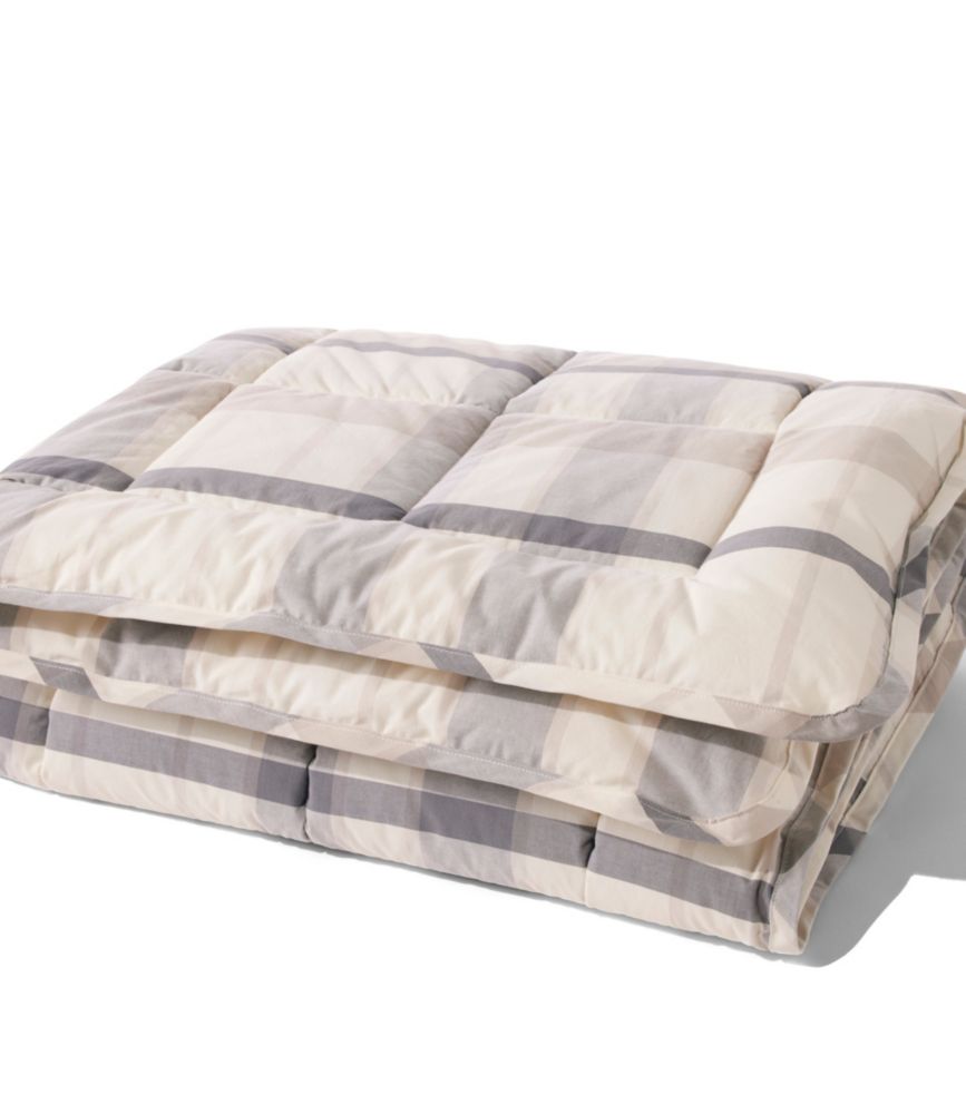 Ultrasoft Cotton Comforter, Plaid, Silver Birch, small image number 1