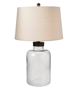 Glass Fillable Table Lamp
