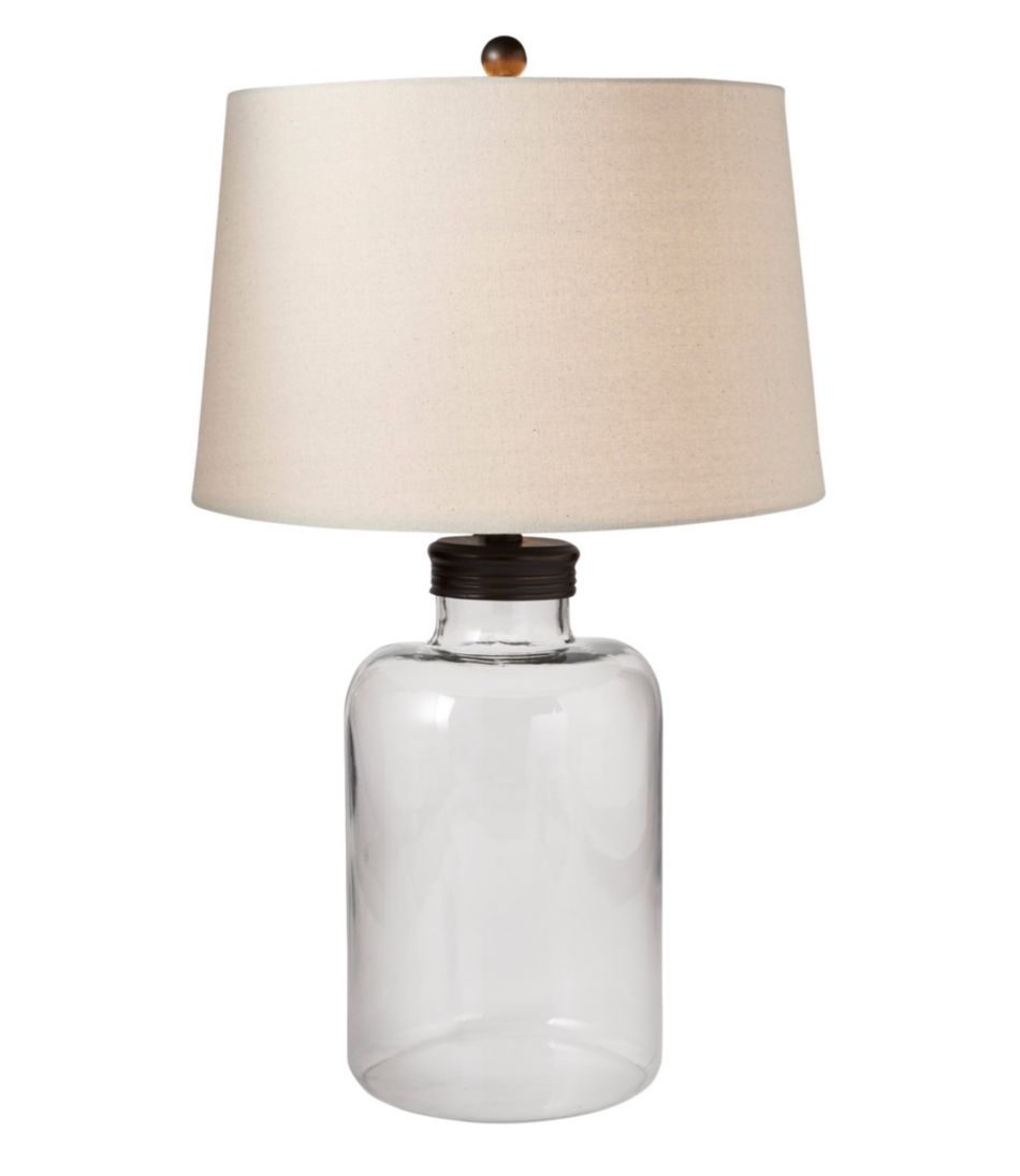 Glass Fillable Table Lamp