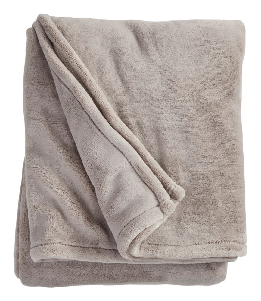 Ll bean fleece throw sale