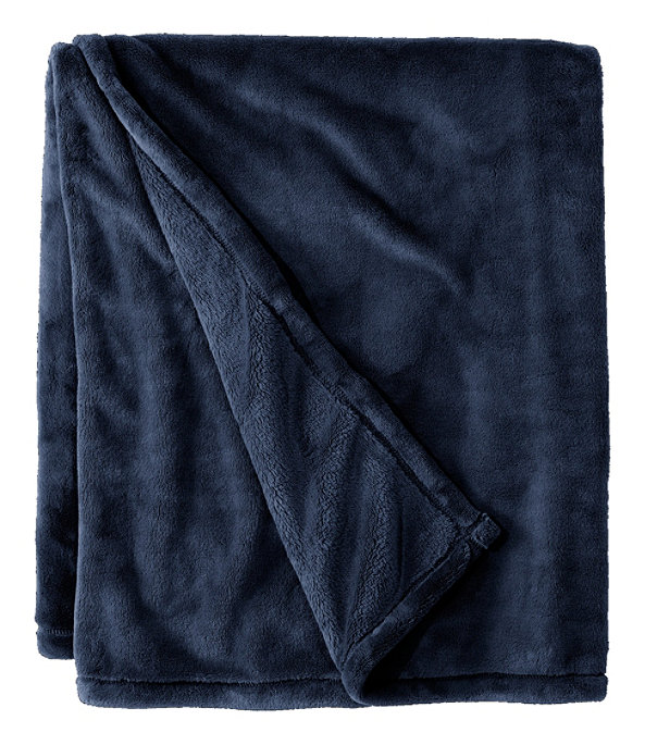 Wicked Plush Throw, Navy, large image number 0