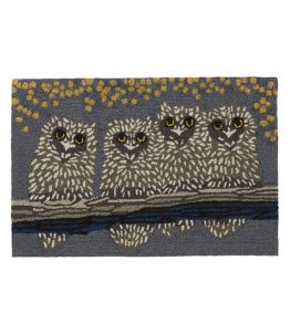 Indoor/Outdoor Vacationland Rug, Owl