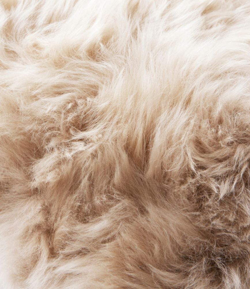 Sheepskin Throw Pillow, 11" x 22"