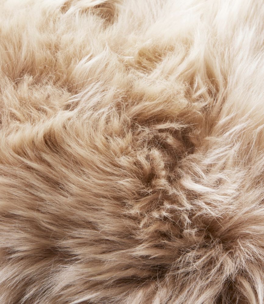 Sheepskin Throw Pillow, 14" x