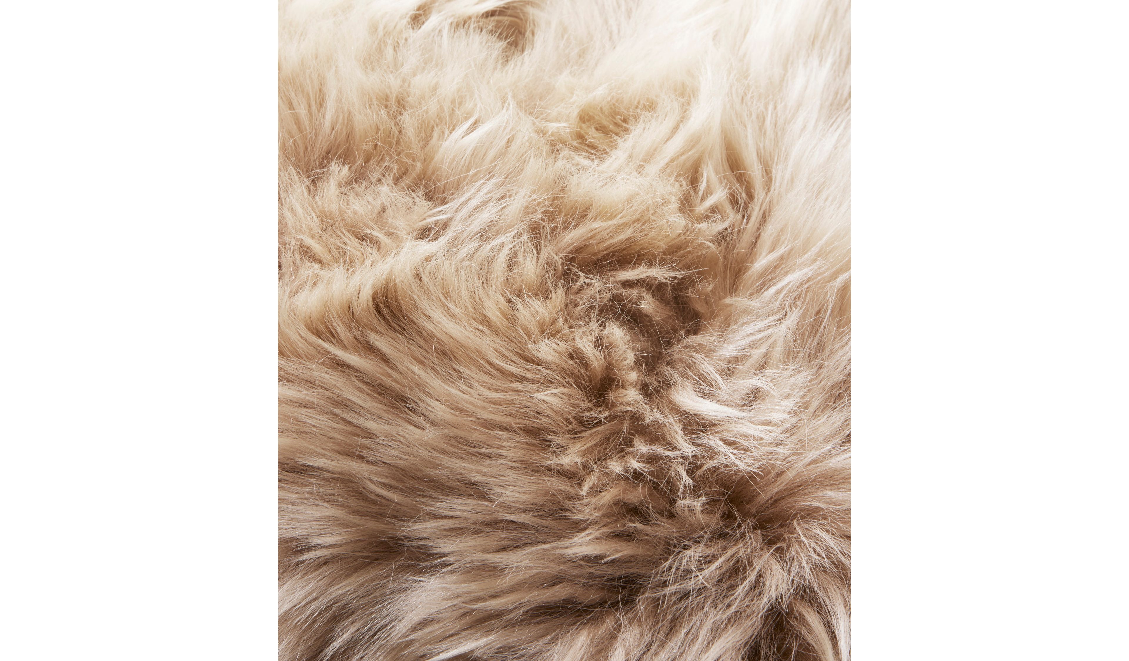 Sheepskin Throw Pillow