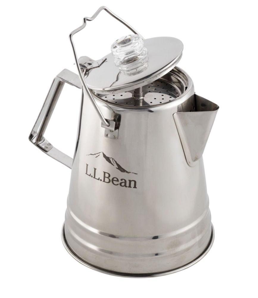 L.L.Bean Stainless Steel Percolator 14 Cup Cookware at L.L.Bean