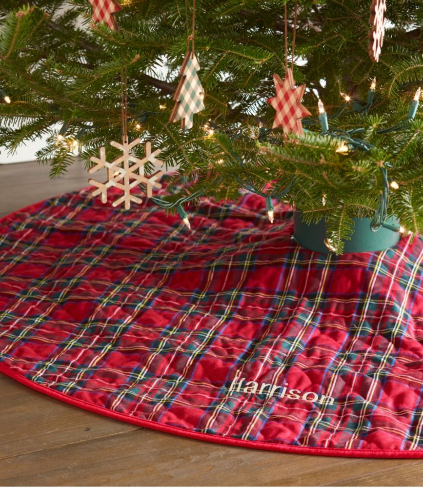 Classic Tree Skirt, Plaid, Red Plaid, small image number 3