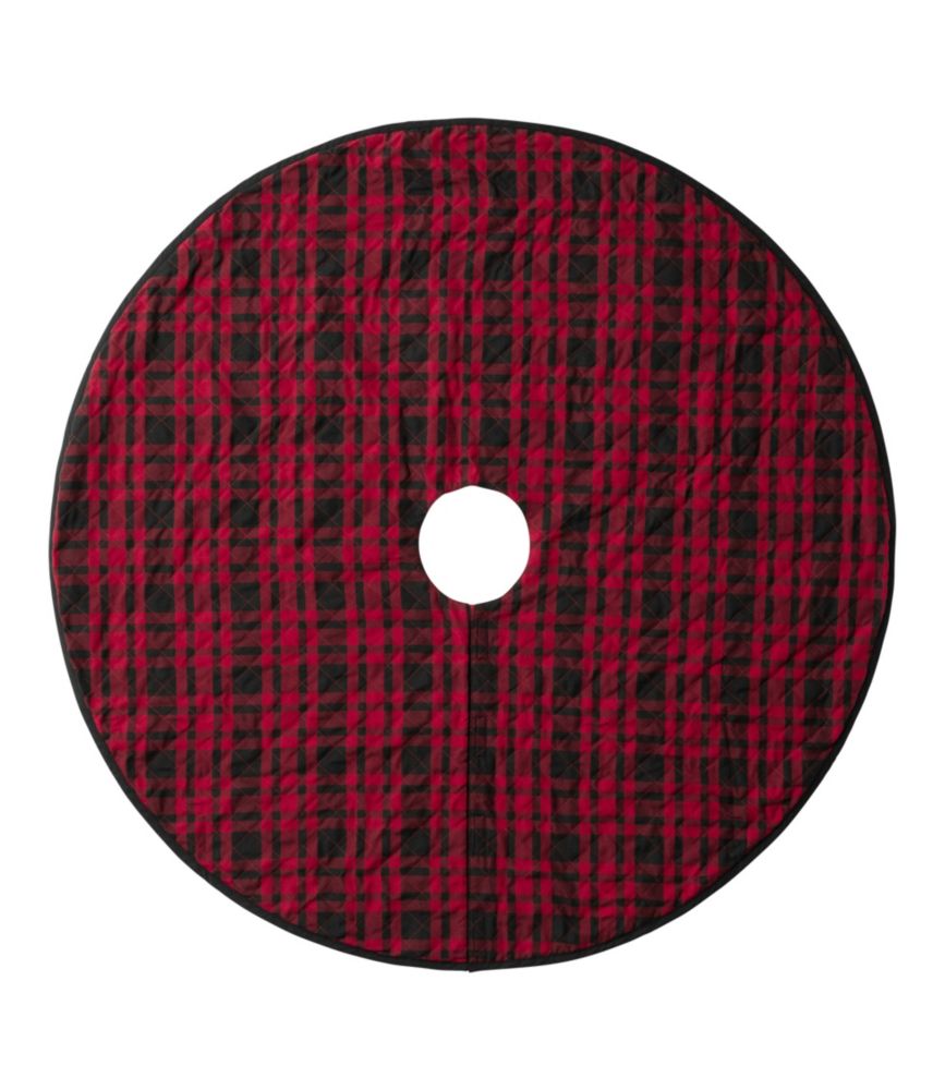 Classic Tree Skirt, Plaid, Royal Red Plaid, small image number 1