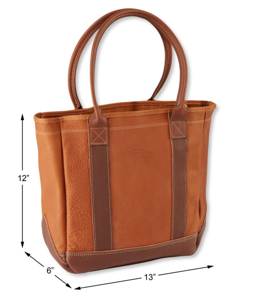 ll bean leather tote