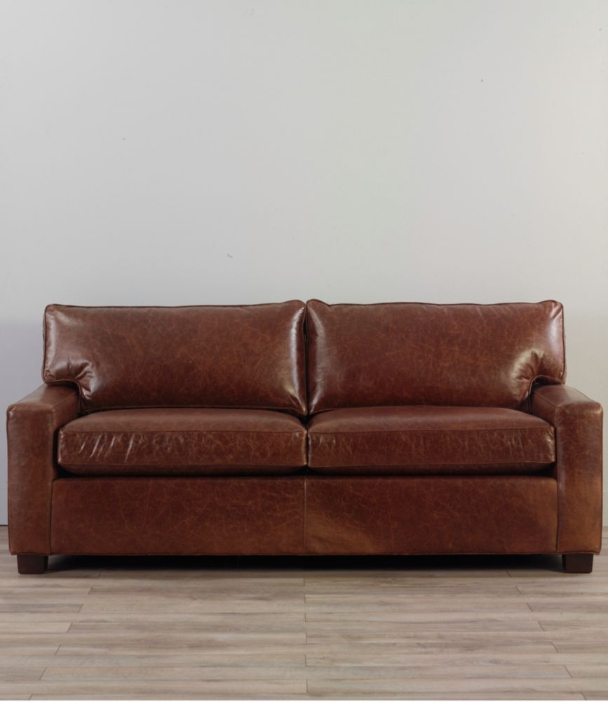 Portland Leather Sofa Sofas at L.L.Bean