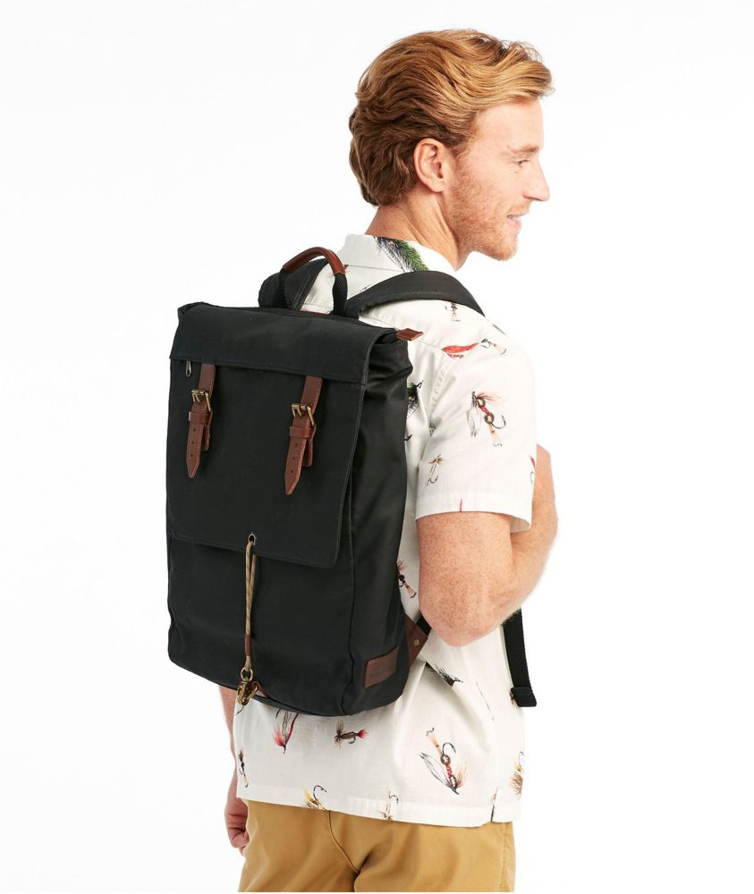 canvas backpacking pack