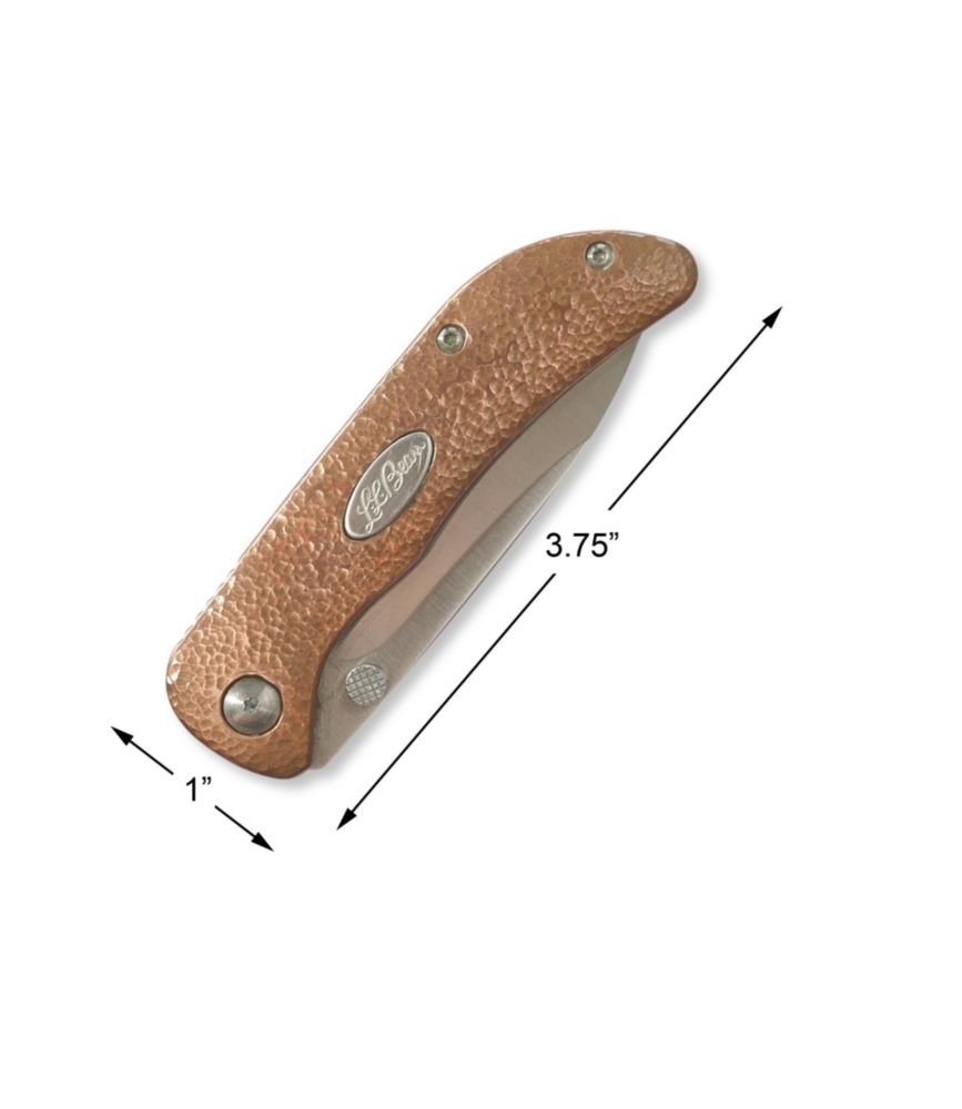 Double L Copper Folding Pocket Knife Knives at L.L.Bean