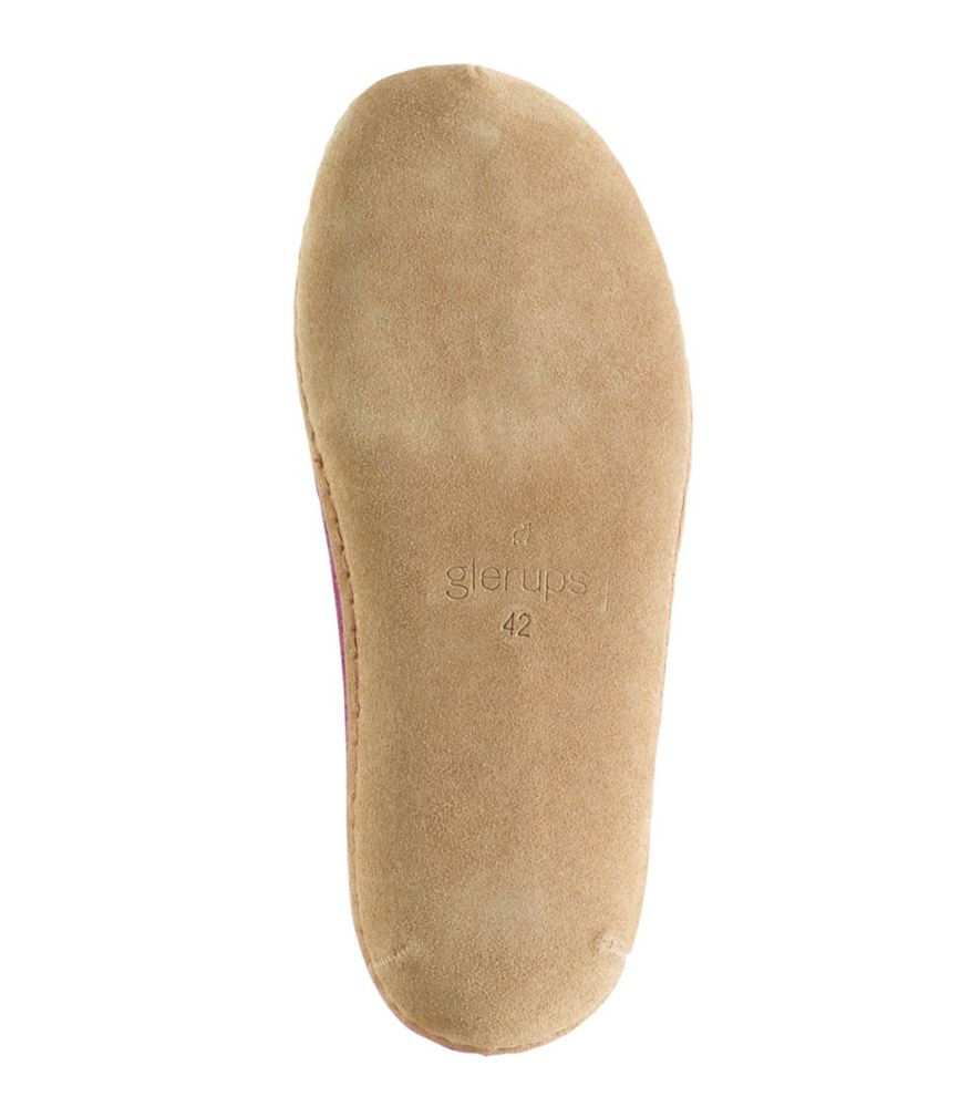 Adults' Glerups Wool Slippers, Open Heel