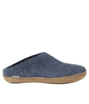 Adults' Glerups Wool Slippers, Open Heel