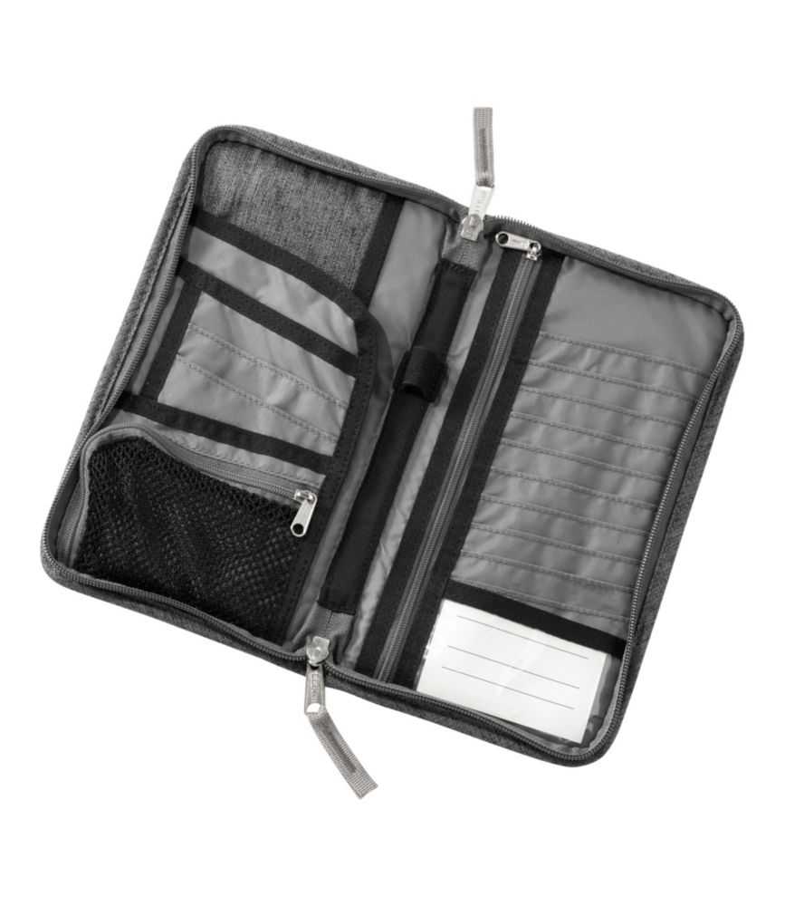 RFID-Blocking Travel Ticket Organizer, Grey Heather, small image number 3