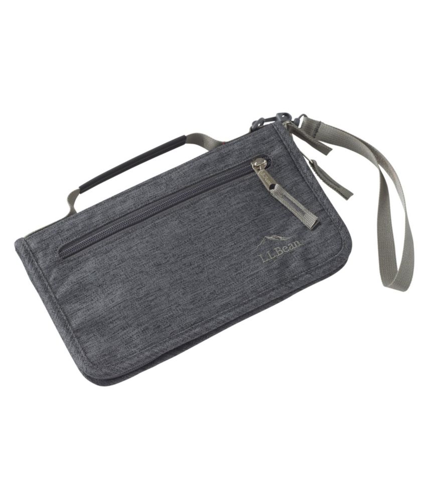 RFID-Blocking Travel Ticket Organizer, Grey Heather, small image number 1