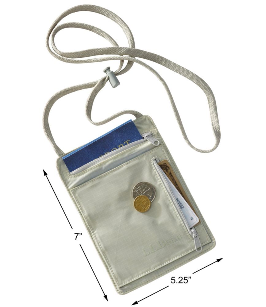 RFIDBlocking Travel Neck Wallet Travel Accessories at L.L.Bean